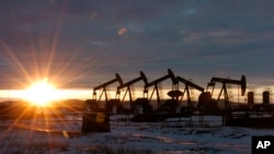 Naftne bušotine u saveznoj državi Severnoj Dakoti (Foto: AP/Matthew Brown)
