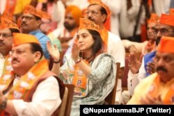 Nupur Sharma dari Partai BJP. (Foto: Courtesy)