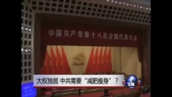 时事大家谈:大权独揽的中共是否需要减肥？