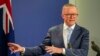 PM Australia Anthony Albanese dalam konferensi pers di Sydney, Australia, 10 Juni 2022. (Foto AP/Mark Baker)