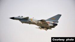 中国解放军歼-10战机。（照片来源：台湾国防部网站）