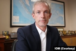Kepala Misi Badan Migrasi Internasional IOM Untuk Indonesia Louis Hoffmann. (Foto: Courtesy/IOM)