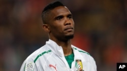 Tsohon dan wasan Kamaru/Barcelona Samuel Eto'o 