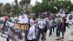 美国爱狗人士上街抗议玉林狗肉节