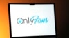 ILUSTRASI - Logo OnlyFans terlihat di monitor komputer di St. Louis, 7 Desember 2023. (Jeff Roberson/AP)