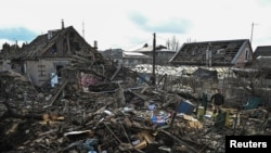 អគារ​លំនៅឋាន​ជាច្រើនខ្នងត្រូវបាន​បំផ្លាញ​ដោយសារ​ការ​វាយប្រហារ​តាម​ដ្រូន​របស់​យោធារុស្ស៊ី​ នៅ​តំបន់ Zaporizhzhia ប្រទេសអ៊ុយក្រែន នាថ្ងៃទី២៨ ខែមីនា ឆ្នាំ២០២៤។ 