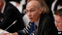 资料照:被提名担任联合国人权高专的奥地利资深外交官沃尔克·蒂尔克。(美联社照片)