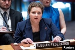 안나 에브스티그니바 유엔주재 러시아 차석대사.