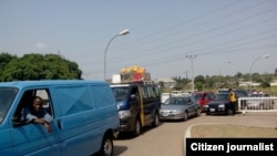 Layin Mai a gidan man NNPC Mega Station na Makurdi, Jihar Binuwai, Najeriya (Tijjani Mohammed) 