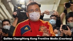 资料照：香港记者协会主席陈朗升 