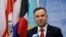 Presiden Polandia Andrzej Duda memberikan sambutan seusai rapat nonproliferasi senjata pemusnah massa di markas besar PBB, New York, 18 Januari 2018. (Foto: dok). 