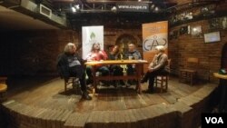 Tribina "Kome i zašto odgovara medijski mrak u Srbiji" u Pančevu, 18. decembra 2017.