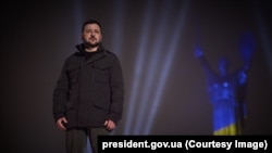 ការស្វាគមន៍ឆ្នាំថ្មីពីប្រធានាធិបតីអ៊ុយក្រែន Volodymyr Zelenskyy។