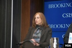 美国战略与国际研究中心资深研究员葛来仪(美国之音钟辰芳拍摄)
