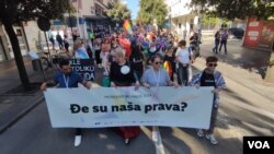 Parada ponosa u Podgorici (Foto: VOA, Jovo Radulović)