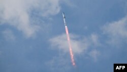 Pesawat luar angkasa SpaceX Starship lepas landas dari Starbase di kota Boca Chica, Texas, pada 14 Maret 2024 lalu.