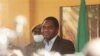 FILE - Zambian president-elect Hakainde Hichilema addresses a press conference at his residence in Lusaka, Zambia, Aug, 16, 2021.