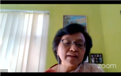 Ahli sosiologi agama UKSW Salatiga, Dr. Arianti Hunga, menekankan praktik 'kawin paksa' hanyalah masalah hilir. (Foto: Tangkapan layar)