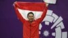 Atlet bulutangkis nasional Jonatan Christie ketika meraih medali emas dalam ajang Asian Games, sebagai ilustrasi. Pemerintah akan memberikan apresiasi berupa bonus kepada tim bulu tangkis Indonesia yang telah menjuarai Thomas Cup 2020. (Foto: Reuters/Athit Perawongmetha)