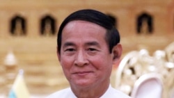 被军方解职的缅甸总统温敏（路透社）