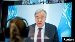 Sekjen PBB Antonio Guterres meminta dunia untuk mengatasi tantangan yang dihadapi akibat pandemi ini dan belajar dari kekeliruan yang dibuat pada awal perebakan wabah. (Foto: dok).