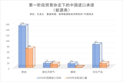 第一阶段贸易协定下的中国进口承诺（能源类）
