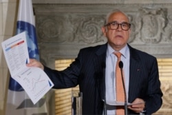 Sekjen OECD Angel Gurria di Athena, Yunani. (Foto: dok).