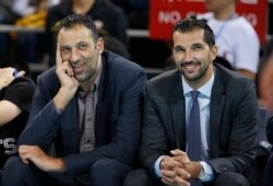 Vlade Divac i Peđa Stojaković