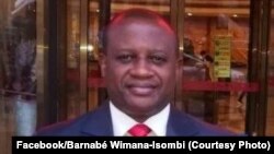 Barnabé Milinganyo Wimana, mokambi ya Rassemblement des leaders congolais, na Kinshasa, 21 aout 2018. (Facebook/Barnabé Wimana-Isombia)