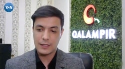 Qalampir.uz director Qamariddin Shaykhov talks to VOA, Nov. 27, 2020. (VOA)