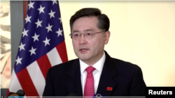 中国驻美大使秦刚在一个活动上讲话(2021年7月28日)