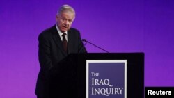 Džon Čilkot predstavlja izveštaj o ulozi Britanije u ratu u Iraku