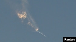 Pad rakete Staršip kompanije Spejs eks, 20. april 2023. (Rojters/Gene Blevins)