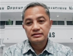 Anang Noegroho Setyo Moeljono, Direktur Pertanian dan Pangan, Bappenas. (Foto: VOA/Nurhadi)