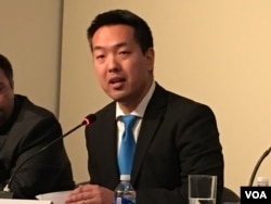 全球研究所研究员安大维 (美国之音钟辰芳拍摄)