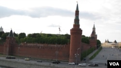 莫斯科红场旁的克里姆林宫。