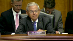资料照：参议院外交委员会首席民主党议员梅嫩德斯（Sen. Bob Menendez, D-NJ）