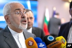 Menlu Iran, Javad Zarif di Brussels, 15 Mei 2018. (Foto: dok).