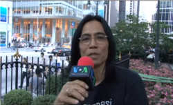 James F Sundah saat diwawancarai VOA d New York, USA. (Foto: VOA/videoscreenshot)