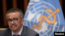 Dirjen Organisasi Kesehatan Dunia (WHO) Tedros Adhanom Ghebreyesus menyatakan keprihatinannya mengenai pertambahan pesat jumlah kasus baru Covid-19 di seluruh dunia. (Foto: dok).