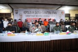 Kapolda Sumut, Irjen Pol Panca Putra Simanjuntak memberikan keterangan kepada media, Kamis 24 Juni 2021. (Courtesy: Humas Polda Sumut)