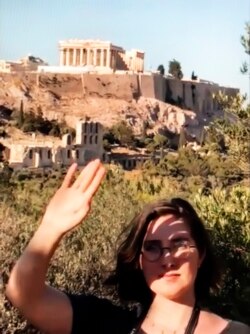 Portret Andri Aleksandrov u okviru projekta "Claude Mirror"