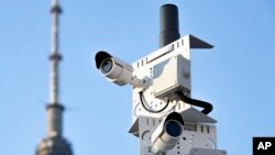 Nadzorne kamere u Moskvi, fotografisane 22. februara 2020. godine.