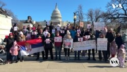 Skup podrske studentima u Srbiji na Kapitol Hilu