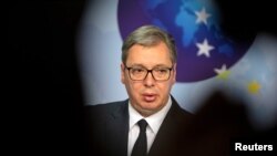 Predsednik Srbije Aleksandar Vučić na samitu u Briselu