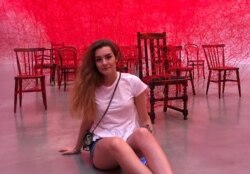 Arhiva - Studentkinja Sofija Sapega na fotografiji iz 2019. godine