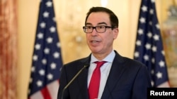 Menteri Keuangan AS Steve Mnuchin 