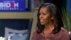 前第一夫人米歇尔·奥巴马2020年8月17日通过视频在民主党全代会首日会议上发言(路透社)