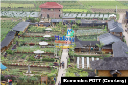 Desa Pujon Kidul, Kecamatan Pujon, Kabupaten Malang, Jawa Timur sukses memanfaatkan Dana Desa untuk pengembangan pariwisata. (Foto: Courtesy/Kemendes PDTT)