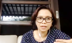 Dr Irma Hidayana, salah satu inisiator platform laporcovid19.org. (Foto: Screenshot)
